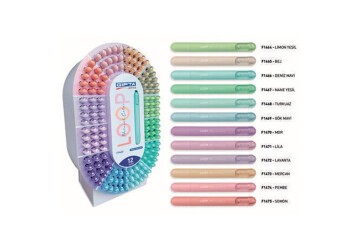 Gıpta Fosforlu Kalem Loop Pastel 12 Renk 288 Li Stand F1461