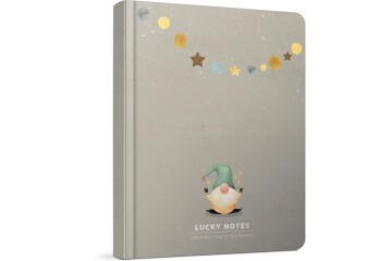Gıpta Lucky Notes İpl.Dkş.Sert Kapak.Defter 15x15-120 yp Ç.siz