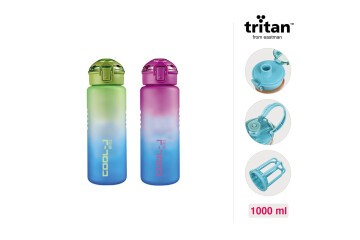 Gıpta Matara Kilitli 1000 ML Trıtan 2 Renk Mıx K757300