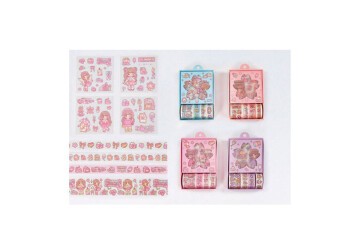 Gıpta Renkli Bant Beggın 4ad Bant-4ad Sticker Set K8900