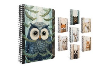 Gıpta Sneak Peek Spiralli Karton Kapak Defter A4 80 YP Çizgili