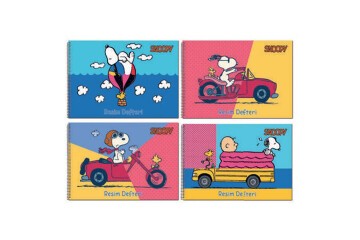 Gıpta Snoopy Resim Defteri Spralli 25x35 15 Yaprak 3-7313000-2011