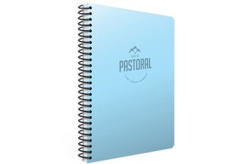 Gıpta Spiralli Plastik Kapak Defter Pastoral A4 96 YP Kare