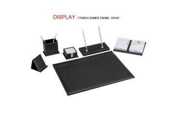 Gıpta Sümen Takımı 7 Parça Display Siyah 7103