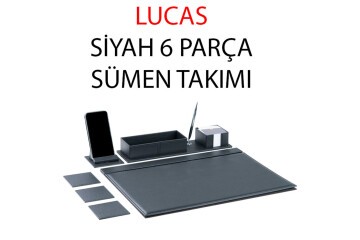 Gıpta Sümen Takımı Lucas 6 Parça Siyah 4-8127000-2071