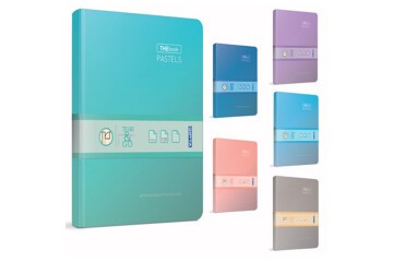 Gıpta Thebook Pastels İp.Dkş.Sert Kapak Defter 20x28 120 YP Kare 3303