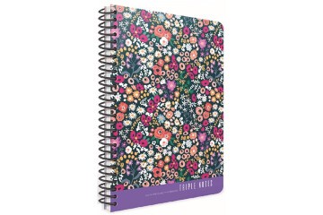 Gıpta Trıple Notes Spiralli Sert Kapak Defter 17x24 80 YP Kareli