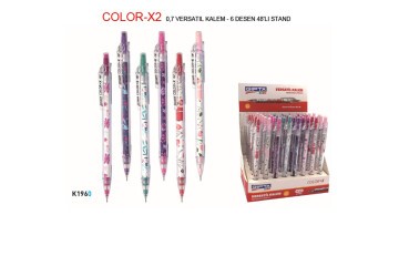 Gıpta Versatil Kalem 0.7 MM ( 48 Li Stand ) 6 Desen K1960