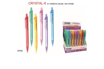 Gıpta Versatil Kalem 0.7 MM 6 Trans Renk 48 Li Stand