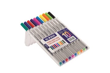Globox Fineliner Kalem 10 Lu PP Kutu 3240