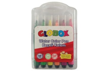 Globox Keçeli Kalem 12 Li Plastik Kutu 3382