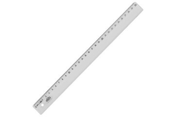 Hatas Standart Cetvel Plastik Dar Şeffaf 30 CM 0131