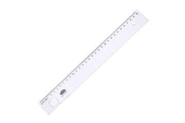 Hatas Standart Cetvel Plastik Mercekli Geniş 30 CM 0161