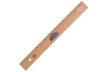 Hatas Tahta Cetvel Takviyesiz 30 Cm 0035