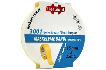 Her Bant Krepe (Maskeleme) Bantı 15 MMx25 Mt 3001