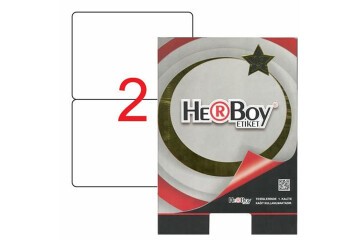 Herboy Laser Etiket 100 YP 199.6x143.5 Laser-Copy-Inkjet HB-1002