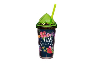 Herevin Desenli Çift Kat Pipetli Brdk-Hello Spring 540 CC 161349-003