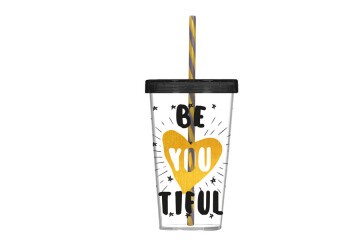 Herevin Desenli Pipetli Bardak-Beautiful-Çrp 660 CC 161448-008P