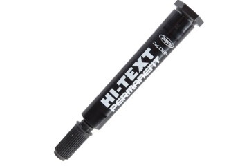 Hi-Text Markör Permanent Kesik Uçlu Siyah 830PC