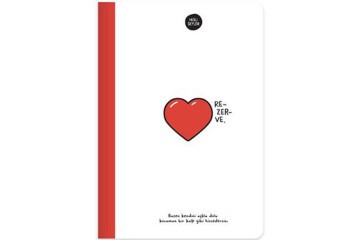 Hisli Şeyler Ciltli Defter Rezerve 14x20 64 YP Çiz 500545-99