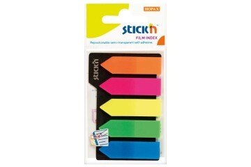 Hopax Stıckn İndeks Yapışkanlı 25 YP 45x12 Ok Şekilli 5 Lİ 21143