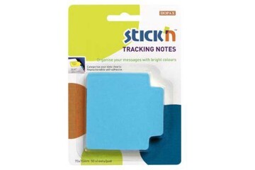 Hopax Stıckn Yapışkanlı Not Kağıdı Trackıng 50 YP 70x70 Fosforlu Mavi 21479