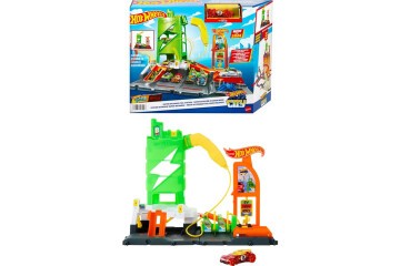 Hot Wheels Elektrikli Araç Şarj İstasyonu Oyun Seti