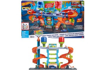 Hot Wheels Mega Araba Yıkama Kulesi (Kmp.)