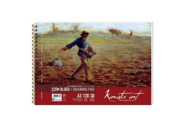 Karatis Çizim Blok Spiralli Art 120 GR A3 30 YP 482010-99