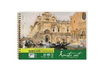 Karatis Suluboya Blok Spiralli Art 300 GR A3 12 YP 488011-99