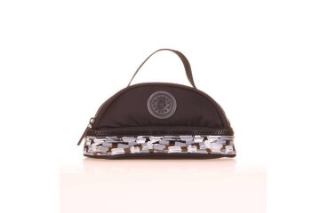 Kaukko Kalem Çantası Crescent Amazıng Stone Black K2639
