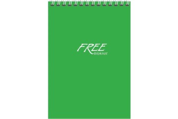 Keskin Color Bloknot Spiralli Free Office A5 80 YP Çizgi