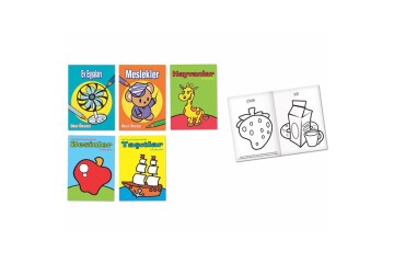 Keskin Color Boyama Kitabı Okul Öncesi Karışık 20x28 241000-99