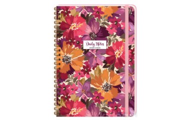 Keskin Color Sert Kapak Spiralli Dreamy Flowers A5 80 YP Çiz.