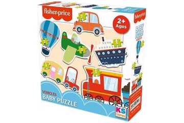 Ks Games Fisher Price Baby Puzzle Vehıcles Fp 13415