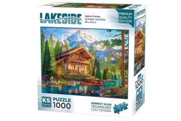 Ks Games Puzzle 1000 Parça Alpine Fishing 20815
