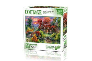 Ks Games Puzzle 1000 Parça Autumn At The Lake House 20672