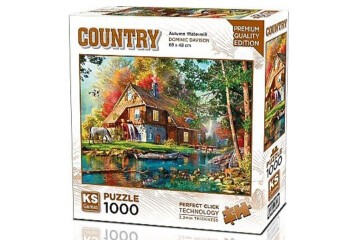 Ks Games Puzzle 1000 Parça Autumn Watermill 20816