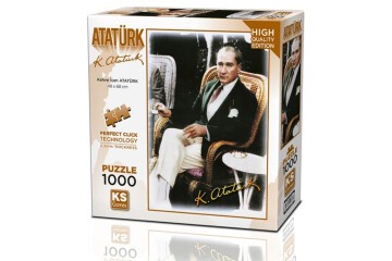 Ks Games Puzzle 1000 Parça Kahve İçen Atatürk 20727