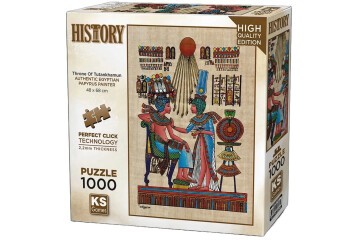 Ks Games Puzzle 1000 Parça Papirus Throne Of Tutankhamun 20743