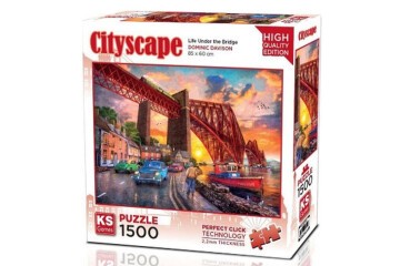 Ks Games Puzzle 1500 Parça Forth Bridge At Sunset 22039