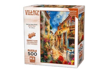 Ks Games Puzzle 500 Parça Narrow Stony Street 20075