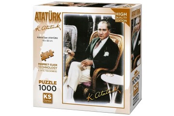 Ks Games Puzzle 500 Parça Yetişkin Kahve İçen Atatürk(11205)