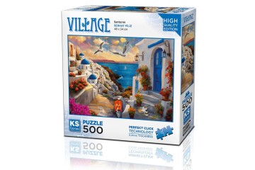Ks Games Puzzle 500 Santorini 20074