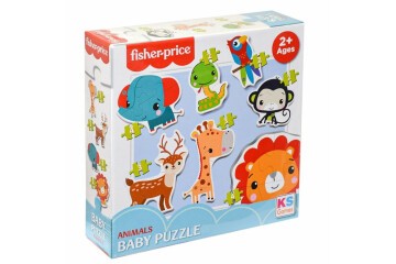 Ks Games Puzzle Fisher-Price Baby Puzzle Anımals Fp 13413