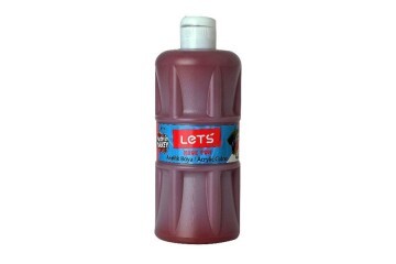 Lets Akrilik Boya 500 ML Kahverengi L-5308