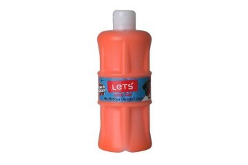 Lets Akrilik Boya 500 ML Turuncu L-5302
