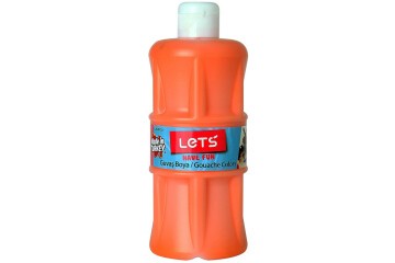 Lets Guaj Boya 500 ML Plastik Turuncu L-5102