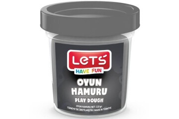 Lets Oyun Hamuru Tek Renk Gri 110 GR L8440-13