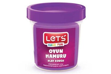 Lets Oyun Hamuru Tek Renk Mor 110 GR L8440-9